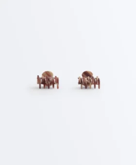 2 barrettes à accessoires cheveux moyennes imprimées