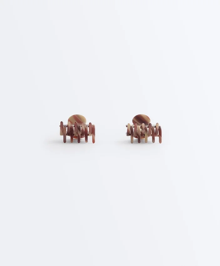 2 barrettes à accessoires cheveux moyennes imprimées 2 barrettes à accessoires cheveux moyennes imprimées
