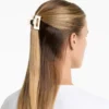 2 barrettes carrées à passepoil pour accessoires cheveux 2 barrettes carrées à passepoil pour accessoires cheveux