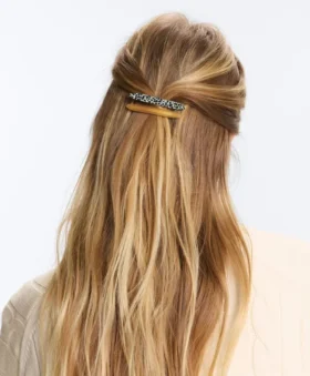 2 barrettes pour accessoires cheveux imprimées