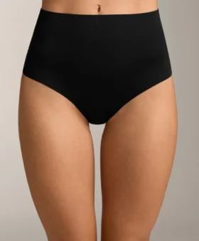 2 culottes classiques taille moyenne invisibles en mélange de polyamide