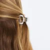 2 mini-barrettes avec passepoil 2 mini-barrettes avec passepoil