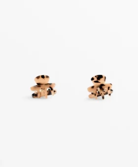2 mini-barrettes imitation écaille