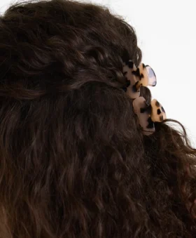 2 mini-barrettes imitation écaille