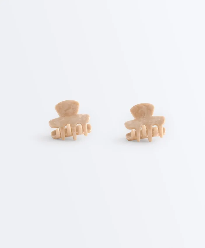 2 mini-barrettes pour accessoires cheveux 2 mini-barrettes pour accessoires cheveux