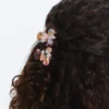 2 mini-barrettes pour accessoires cheveux