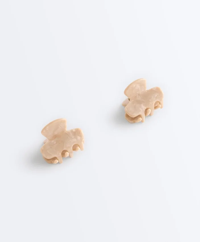 2 mini-barrettes pour accessoires cheveux 2 mini-barrettes pour accessoires cheveux