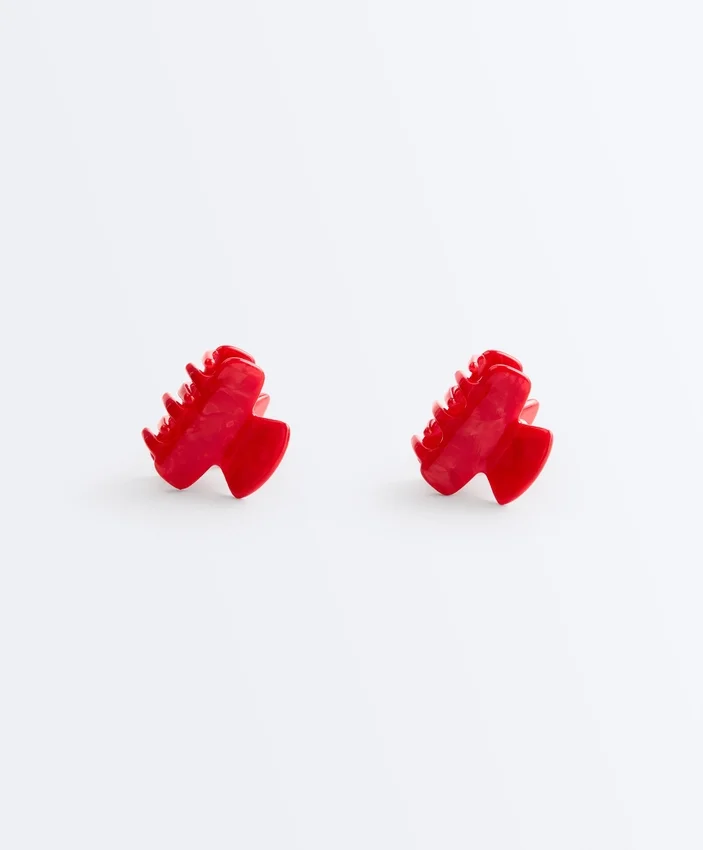 2 mini-barrettes pour accessoires cheveux 2 mini-barrettes pour accessoires cheveux
