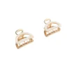 2 mini-barrettes pour accessoires cheveux métalliques 2 mini-barrettes pour accessoires cheveux métalliques