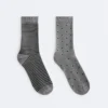 2 paires de chaussettes classiques 55 % modal, 10 % cachemire 2 paires de chaussettes classiques 55 % modal, 10 % cachemire
