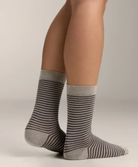 2 paires de chaussettes classiques 55 % modal, 10 % cachemire
