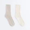 2 paires de chaussettes classiques à côtes 2 paires de chaussettes classiques à côtes