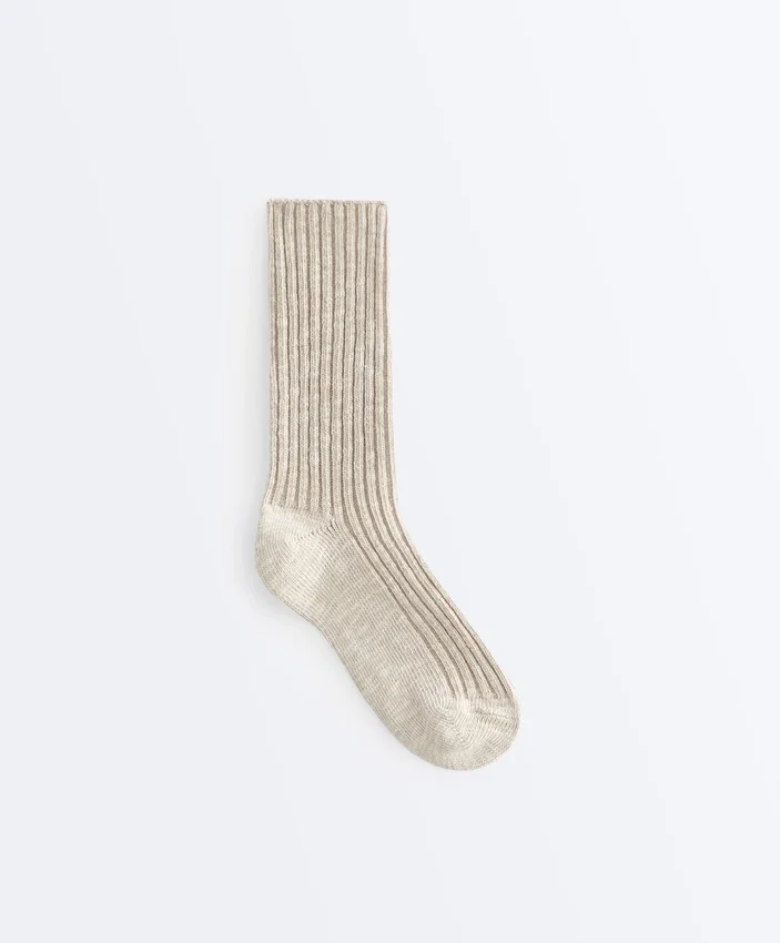 2 paires de chaussettes classiques à côtes 2 paires de chaussettes classiques à côtes