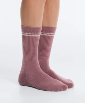 2 paires de chaussettes classiques en coton mélangé pour le yoga et le Pilates
