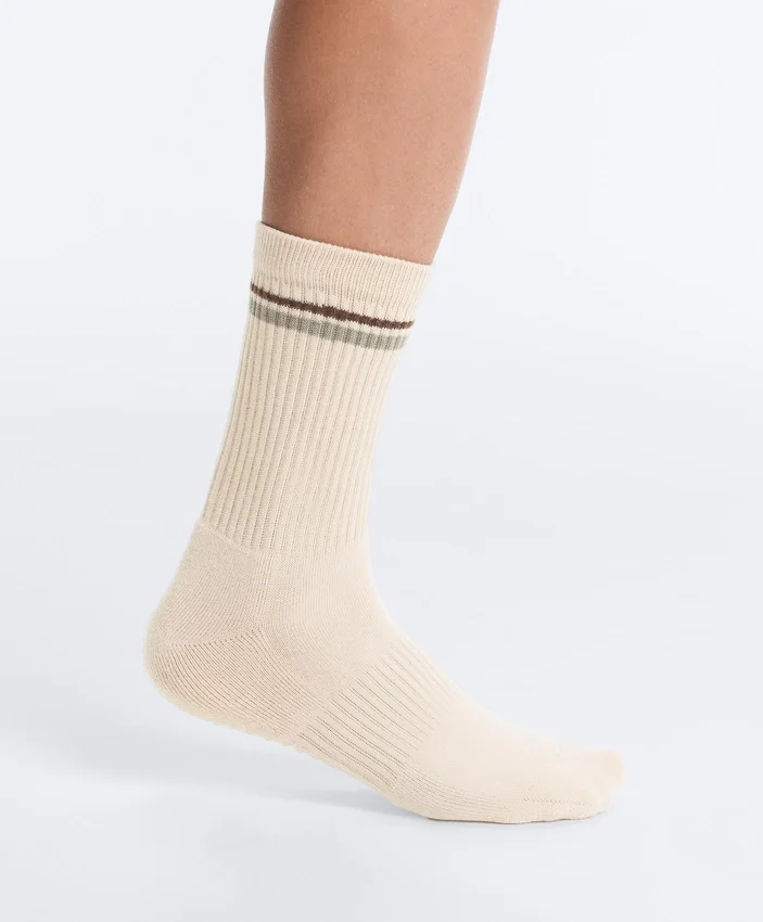 2 paires de chaussettes classiques en coton mélangé pour le yoga et le Pilates 2 paires de chaussettes classiques en coton mélangé pour le yoga et le Pilates