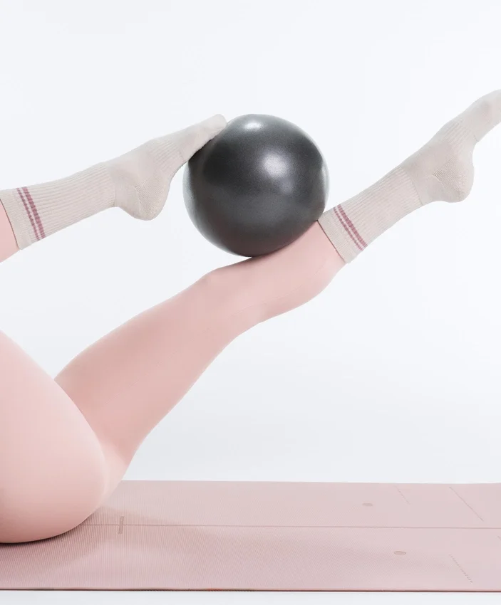 2 paires de chaussettes classiques en coton mélangé pour le yoga et le Pilates 2 paires de chaussettes classiques en coton mélangé pour le yoga et le Pilates