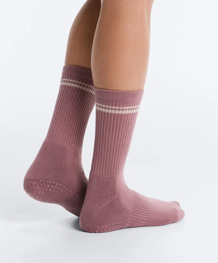 2 paires de chaussettes classiques en coton mélangé pour le yoga et le Pilates 2 paires de chaussettes classiques en coton mélangé pour le yoga et le Pilates