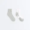 2 paires de chaussettes de course mi-mollet en mélange de polyamide 2 paires de chaussettes de course mi-mollet en mélange de polyamide