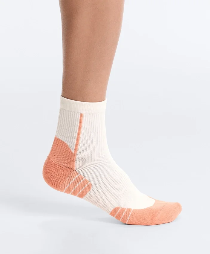 2 paires de chaussettes de course mi-mollet en mélange de polyamide 2 paires de chaussettes de course mi-mollet en mélange de polyamide