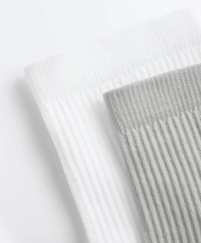 2 paires de chaussettes de course mi-mollet en mélange de polyamide 2 paires de chaussettes de course mi-mollet en mélange de polyamide