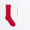2 paires de chaussettes de sport classiques en mélange de polyamide
