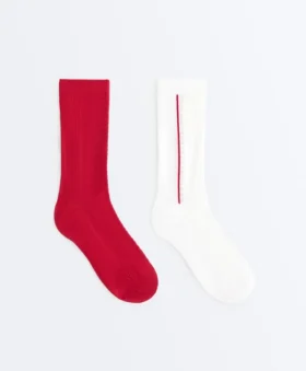 2 paires de chaussettes de sport classiques en mélange de polyamide
