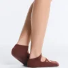 2 paires de chaussettes de sport en coton mélangé pour le yoga et le Pilates avec bandes croisées