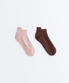 2 paires de chaussettes de sport en mélange de polyamide pour le yoga et le Pilates 2 paires de chaussettes de sport en mélange de polyamide pour le yoga et le Pilates