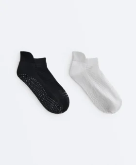 2 paires de chaussettes de sport en mélange de polyamide pour le yoga et le Pilates 2 paires de chaussettes de sport en mélange de polyamide pour le yoga et le Pilates