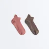 2 paires de chaussettes de sport en mélange de polyamide pour le yoga et le Pilates 2 paires de chaussettes de sport en mélange de polyamide pour le yoga et le Pilates