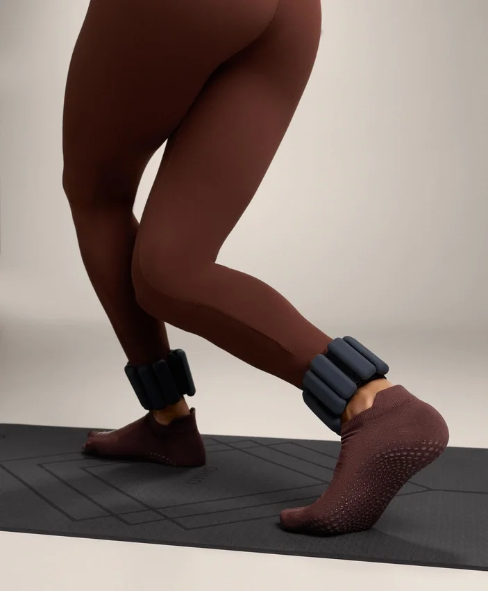 2 paires de chaussettes de sport en mélange de polyamide pour le yoga et le Pilates 2 paires de chaussettes de sport en mélange de polyamide pour le yoga et le Pilates