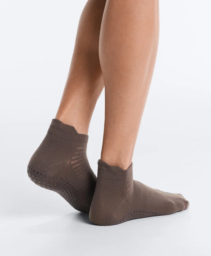 2 paires de chaussettes de sport en mélange de polyamide pour le yoga et le Pilates 2 paires de chaussettes de sport en mélange de polyamide pour le yoga et le Pilates