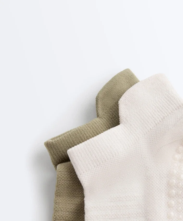 2 paires de chaussettes de sport en mélange de polyamide pour le yoga et le Pilates 2 paires de chaussettes de sport en mélange de polyamide pour le yoga et le Pilates