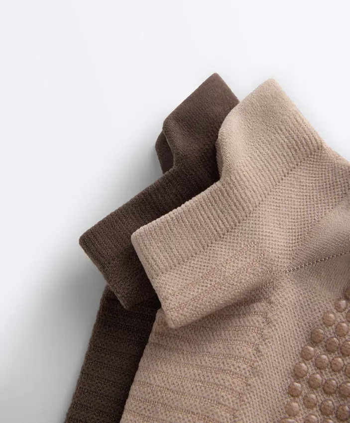 2 paires de chaussettes de sport en mélange de polyamide pour le yoga et le Pilates 2 paires de chaussettes de sport en mélange de polyamide pour le yoga et le Pilates