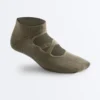 2 paires de chaussettes de yoga et de Pilates en coton mélangé avec bandes croisées 2 paires de chaussettes de yoga et de Pilates en coton mélangé avec bandes croisées
