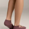 2 paires de chaussettes de yoga et de Pilates en coton mélangé avec sangles croisées