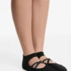 2 paires de chaussettes de yoga et de Pilates en coton mélangé avec sangles croisées 2 paires de chaussettes de yoga et de Pilates en coton mélangé avec sangles croisées