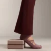 2 paires de chaussettes de yoga et de Pilates en coton mélangé avec sangles croisées