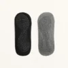 2 paires de chaussettes de yoga et de Pilates en coton mélangé avec sangles croisées 2 paires de chaussettes de yoga et de Pilates en coton mélangé avec sangles croisées