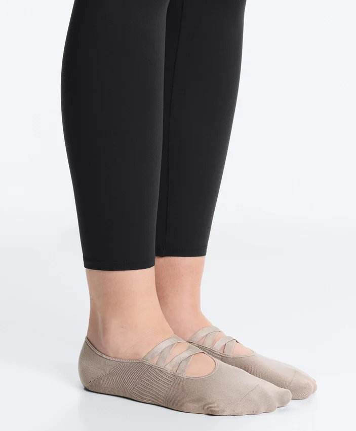 2 paires de chaussettes en mélange de polyamide pour le yoga et le Pilates avec doubles bandes 2 paires de chaussettes en mélange de polyamide pour le yoga et le Pilates avec doubles bandes