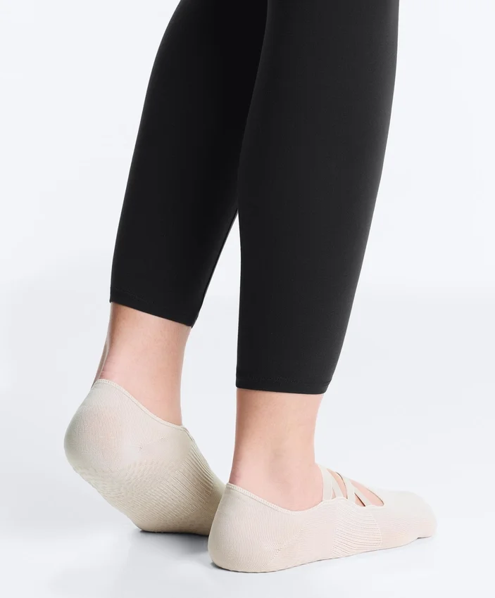 2 paires de chaussettes en mélange de polyamide pour le yoga et le Pilates avec doubles bandes 2 paires de chaussettes en mélange de polyamide pour le yoga et le Pilates avec doubles bandes