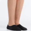 2 paires de chaussettes invisibles à côtes en mélange de coton, coupe haute 2 paires de chaussettes invisibles à côtes en mélange de coton, coupe haute