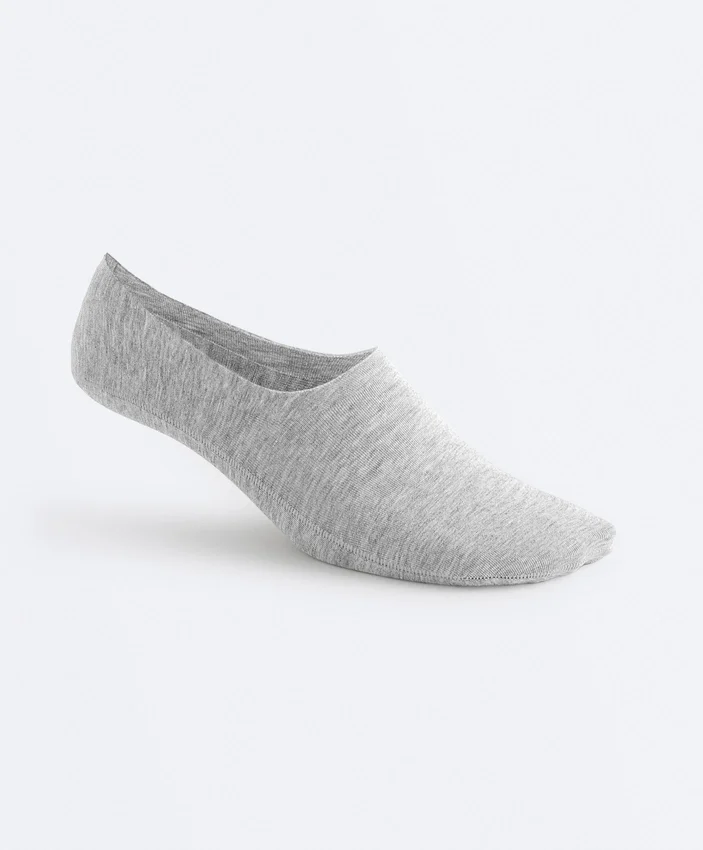 2 paires de chaussettes invisibles à côtes en mélange de coton, coupe haute 2 paires de chaussettes invisibles à côtes en mélange de coton, coupe haute