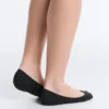 2 paires de chaussettes invisibles en coton mélangé à coupe basse 2 paires de chaussettes invisibles en coton mélangé à coupe basse