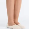 2 paires de chaussettes invisibles en coton mélangé à côtes, coupe mi-longue 2 paires de chaussettes invisibles en coton mélangé à côtes, coupe mi-longue
