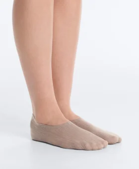2 paires de chaussettes invisibles en coton à tige haute