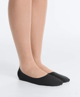 2 paires de chaussettes invisibles en microfibre à coupe mi-longue