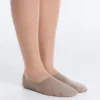2 paires de chaussettes invisibles en microfibre à tige haute 2 paires de chaussettes invisibles en microfibre à tige haute