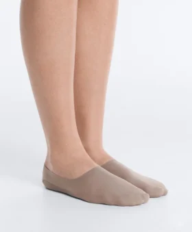 2 paires de chaussettes invisibles en microfibre à tige haute