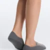 2 paires de chaussettes invisibles en mélange de polyamide pour le yoga et le Pilates, avec doubles bandes élastiques 2 paires de chaussettes invisibles en mélange de polyamide pour le yoga et le Pilates, avec doubles bandes élastiques